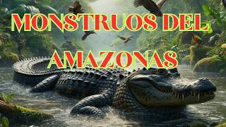 MONSTRUOS DEL AMAZONAS  ANACONDA amp CAIMÁN [upl. by Petite574]