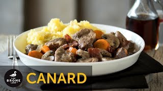 Recette de bourguignon de canard à lérable [upl. by Eelano]