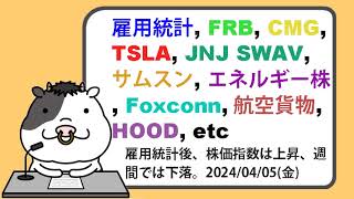 米国株への影響が考えられるニュースヘッドラインを聞き流し【20240405】 [upl. by Pacificas709]