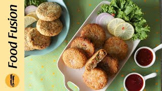 Crunchy Vegetable Cutlets Recipe By Food Fusion Ramzan Special Recipe [upl. by Anthony]