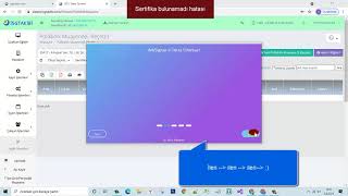 Sertifika Bulunamadı Hatası [upl. by Adyol728]