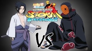 Naruto Shippuden Storm Generations  1 Awesome  Sasuke VS Masked Man HD [upl. by Obaza]