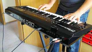 Roland D50 Vintage Linear Synthesizer 1987  sound demo  no D05 [upl. by Kirsti75]