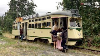 🇧🇪 Cab Ride 1952 The famous PCC 1024 Amstelveen  Amsterdam Museum Tram Line 1472019 [upl. by Hereld]