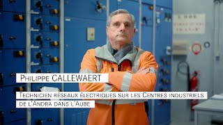 Philippe Callewaert  technicien réseaux électriques [upl. by Allx775]