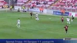 Izvjestaj Spartak Trnava  FK SARAJEVO 11 01 33 [upl. by Harberd]