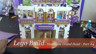 Lego Friends Heartlake Grand Hotel Build Part 4  Set 41101 [upl. by Elfstan]