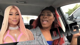 Nicki Minaj Carpool Karaoke  Goldobsessionz [upl. by Anerdna]