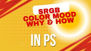 SRGB color mood in ps [upl. by Ahsiled]