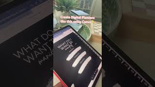 Create Digital Planners with Canva digitalplanner canva canvaforbeginners canvatutorial [upl. by Nahgam]