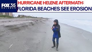 Hurricane Helene aftermath Florida beaches across the state see erosion from powerful hurricane [upl. by Chaing]