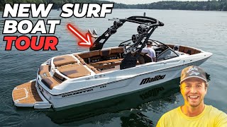 My New Wake Boat is Insane Malibu WakeSetter 23 MXZ [upl. by Bekha]