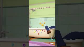 What a Mess Clumsy Daddy 🛁🤭 lellobee shorts clumsy bathsong  Nursery Rhymes for Babies [upl. by Jasmine82]