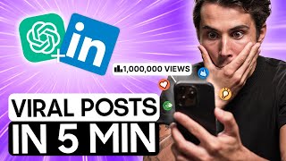 Generate MILLIONS Of Views On LinkedIn With ChatGPT [upl. by Binny]