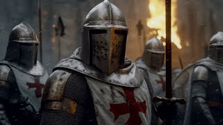 Crusaders Chanting in a Holy March  Deus Miserere  Knights Templar Hymn [upl. by Addison]