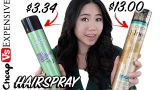 Garnier Fructis Full Control VS Loreal Paris Elnett Satin Review  Cheap VS Expensive Hairspray [upl. by Copland372]