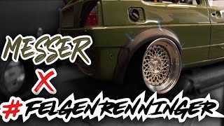 FELGENRENNINGER I MESSER FELGEN COLLAB I GOLF MK1  Mk2 VOOMERAN FELGEN [upl. by Arreic]