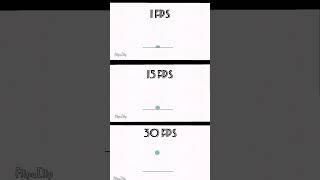 Ball animation 1fps vs 15fps vs 30fps [upl. by Haniraz]