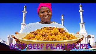 GUTEKA IPIRAWU Special wibereye mu Rugo  Best beef pilau recipe at home Pilao yiteke gutya [upl. by Ltsyrk]