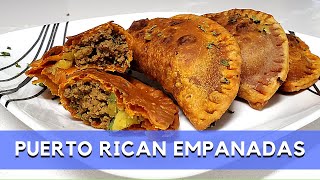 How to Make Puerto Rican Empanadas  Empanadillas [upl. by Nairahcaz]