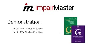 ImpairMaster for AMA Guides 5 and Guides 6 [upl. by Armillia736]