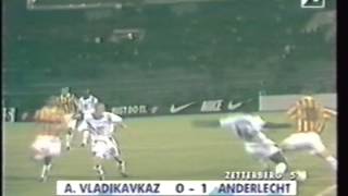 1996 September 10 Alania Vladikavkaz Russia 2 Anderlecht Belgium 1 UEFA Cup [upl. by Vola]