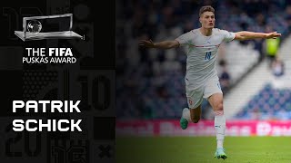 Patrik Schick Goal  FIFA Puskas Award 2021 Finalist [upl. by Idoj]