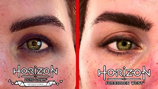 Horizon Zero Dawn Remastered Vs Horizon Forbidden West PC  Direct Comparison [upl. by Kroo]