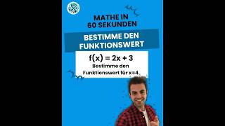 Bestimme den Funktionswert mathe mathetipps HolidaysWithYouTube [upl. by Tenahs]