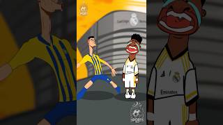 Ronaldo teaches Yamal and Vinicius Jr how to do siuuuu [upl. by Eanram382]