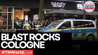 Breaking News Live Explosion in Cologne Triggers Major Police Response  Times Now World [upl. by Parhe]