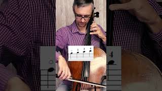 C Major 3 Octaves Cello Scale with sheet music celloteacher cellolessons [upl. by Martine381]