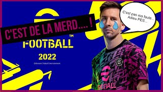 Test eFootball 2022 PES 2022  Le jeu de foot le plus nul de tout les temps  PCPS4Xbox OnePS5 [upl. by Dill]