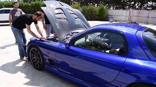 MODIFIED MAZDA RX7 FD Walk around CYPRUS [upl. by Murrell]