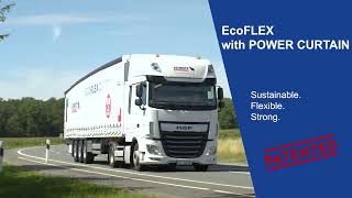 EcoFLEX with POWER CURTAIN  Schmitz Cargobull english [upl. by Yrrum]