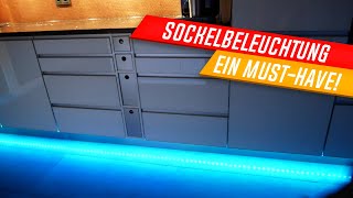 Wer das nicht in der Küche hat ist selber Schuld LED Küchensockel Beleuchtung mit Sensor [upl. by Ilwain476]