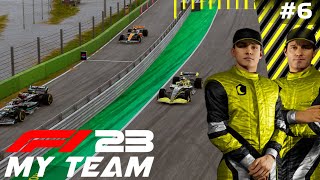 F1 23 My Team Career Mode  Episode 6  LEADERS PIT BEFORE RAIN [upl. by Andrei]