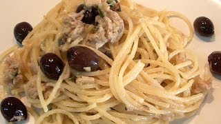 Spaghetti with Tuna Recipe [upl. by Bedwell]