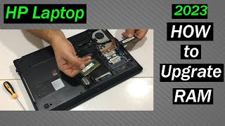 How to upgrade memory at HP 15s laptop [upl. by Eidur]