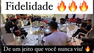 Fidelidade 🔥  Math Rodrigues  Drum Cam [upl. by Airekahs181]