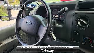 Certified 2016 Ford Econoline Commercial Cutaway Base Cherry Hill NJ T27326 [upl. by Photima]