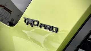 Some measurements on the 2022 4Runner TRD PRO in Lime Rush [upl. by Liatrice]