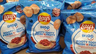 Lays IHop Rooty Tooty Fresh N Fruity chip review [upl. by Ahgiela238]