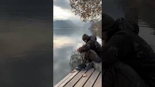 Lake Bled in 15 Sekunden karpfenangeln carpfishing bled [upl. by Alleb]