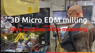 Sirris  Product Development HubMicroproducts  3D Micro EDM milling with SARIX [upl. by Hannavahs426]