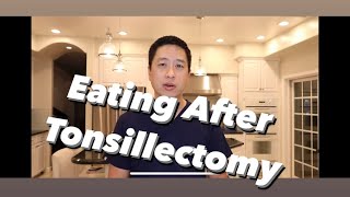 PostTonsillectomy Diet what to eat or drink after tonsil surgery what to avoid [upl. by Ecnarretal]