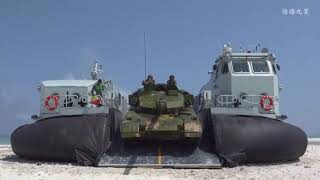 Chinese NavyMustang Class Air Cushion Landing Craft Type 726 LCAC [upl. by Meldoh]