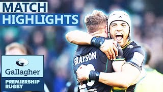 Northampton 2726 Bath  Saints Score 81st Minute Winner  Gallagher Premiership  Highlights [upl. by Odraleba971]