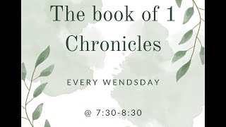 RCCGVTChantilly  Bible Study  1 Chronicles Chapter 12 [upl. by Niak]