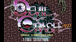 Mega Drive Longplay 146 Devil Crash MD [upl. by Revorg970]